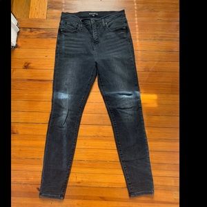 J crew factory black high waisted skinny jeans